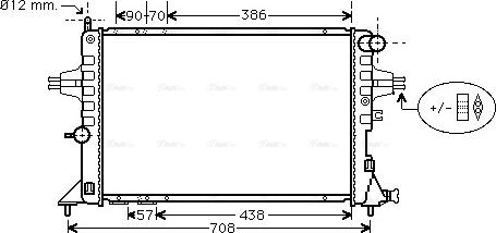 Ava Quality Cooling OLA2252 - Радиатор, охлаждение двигателя unicars.by