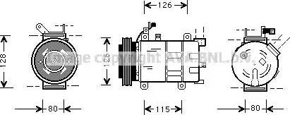 Ava Quality Cooling OLAK021 - Компрессор кондиционера unicars.by