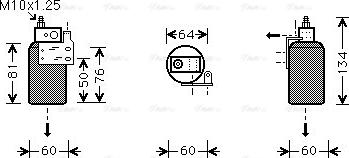 Ava Quality Cooling OL D143 - Осушитель, кондиционер unicars.by