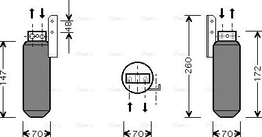 Ava Quality Cooling OL D164 - Осушитель, кондиционер unicars.by