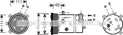 Ava Quality Cooling OL K280 - Компрессор кондиционера unicars.by