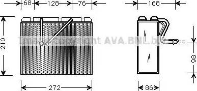 Ava Quality Cooling OL V301 - Испаритель, кондиционер unicars.by