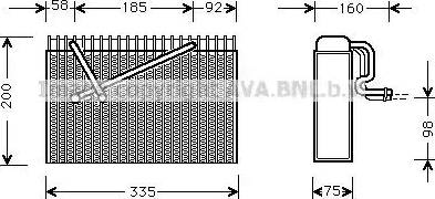 Ava Quality Cooling OL V299 - Испаритель, кондиционер unicars.by