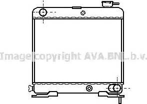 Ava Quality Cooling PE 2069 - Радиатор, охлаждение двигателя unicars.by