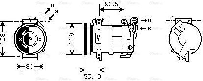 Ava Quality Cooling PEAK316 - Компрессор кондиционера unicars.by