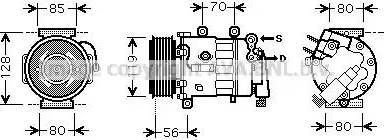 Ava Quality Cooling PE K324 - Компрессор кондиционера unicars.by