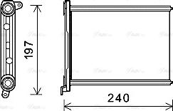 Ava Quality Cooling RT6569 - Теплообменник, отопление салона unicars.by