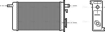 Ava Quality Cooling RT 6096 - Теплообменник, отопление салона unicars.by