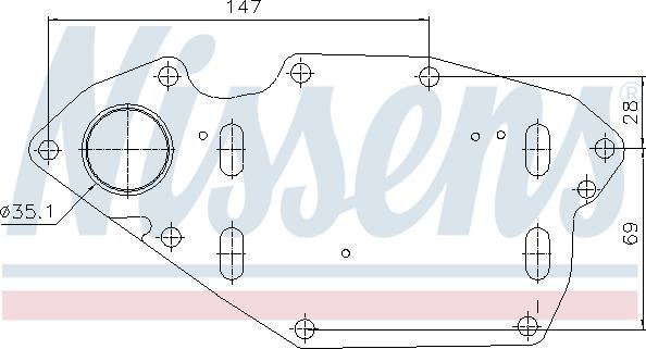 Ava Quality Cooling RT3697 - Масляный радиатор, двигательное масло unicars.by