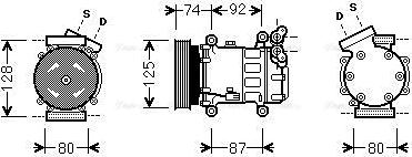 Ava Quality Cooling RTAK452 - Компрессор кондиционера unicars.by