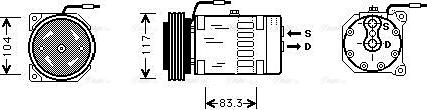 Ava Quality Cooling RTAK403 - Компрессор кондиционера unicars.by