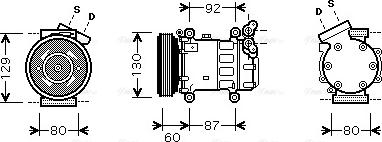 Ava Quality Cooling RTAK080 - Компрессор кондиционера unicars.by