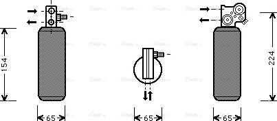 Ava Quality Cooling RT D254 - Осушитель, кондиционер unicars.by