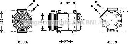 Ava Quality Cooling RT K046 - Компрессор кондиционера unicars.by