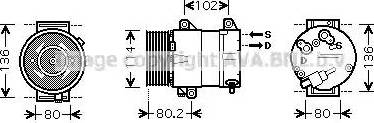 Ava Quality Cooling RT K381 - Компрессор кондиционера unicars.by