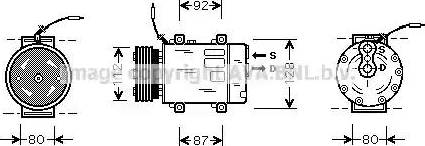 Ava Quality Cooling RT K286 - Компрессор кондиционера unicars.by