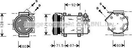 Ava Quality Cooling RT K281 - Компрессор кондиционера unicars.by