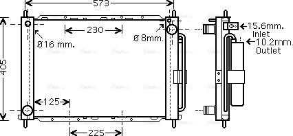 Ava Quality Cooling RT M405 - Модуль охлаждения unicars.by