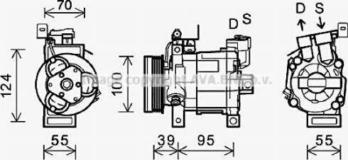 Ava Quality Cooling SUAK085 - Компрессор кондиционера unicars.by