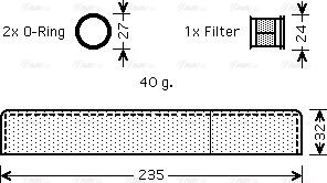 Ava Quality Cooling TO D349 - Осушитель, кондиционер unicars.by