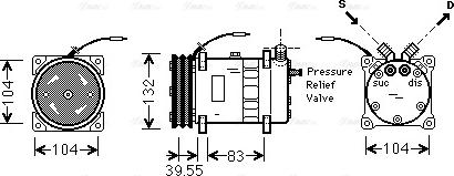 Ava Quality Cooling UVAK064 - Компрессор кондиционера unicars.by