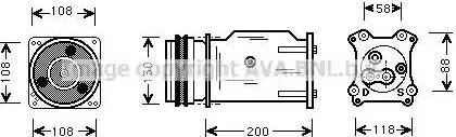 Ava Quality Cooling UVK061 - Компрессор кондиционера unicars.by