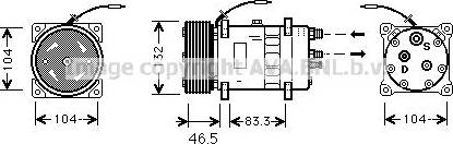 Ava Quality Cooling VLK026 - Компрессор кондиционера unicars.by