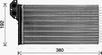 Ava Quality Cooling VN6431 - Теплообменник, отопление салона unicars.by