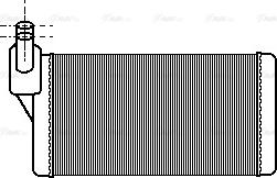 Ava Quality Cooling VN6097 - Теплообменник, отопление салона unicars.by