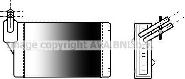 Ava Quality Cooling VN6060 - Теплообменник, отопление салона unicars.by