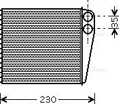 Ava Quality Cooling VNA6229 - Теплообменник, отопление салона unicars.by