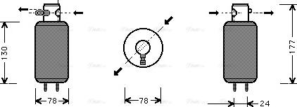 Ava Quality Cooling VND165 - Осушитель, кондиционер unicars.by