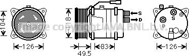 Ava Quality Cooling VNK303 - Компрессор кондиционера unicars.by