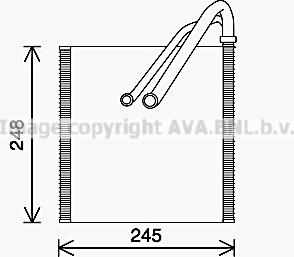 Ava Quality Cooling VNV400 - Испаритель, кондиционер unicars.by