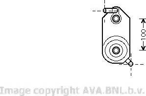 Ava Quality Cooling VW 3110 - Масляный радиатор, автоматическая коробка передач unicars.by