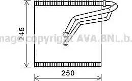 Ava Quality Cooling VWV387 - Испаритель, кондиционер unicars.by