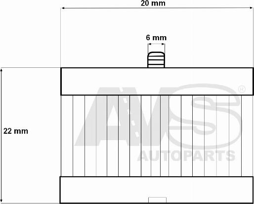 AVS Autoparts G277 - Топливный фильтр unicars.by