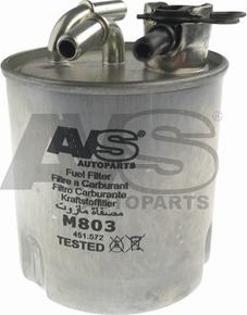 AVS Autoparts M803 - Топливный фильтр unicars.by