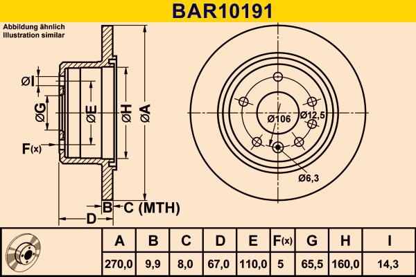 Barum BAR10191 - Тормозной диск unicars.by