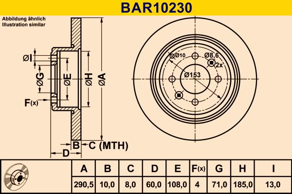 Barum BAR10230 - Тормозной диск unicars.by