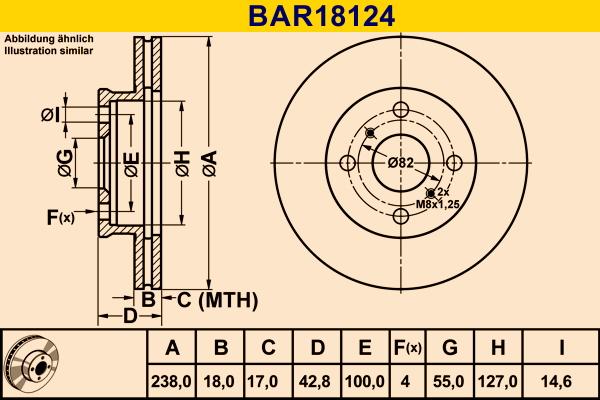 Barum BAR18124 - Тормозной диск unicars.by