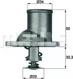 BEHR TI 1 83 - Термостат охлаждающей жидкости / корпус unicars.by