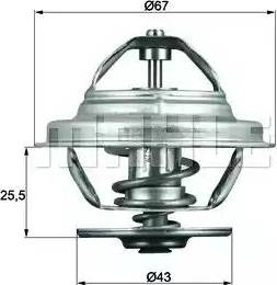 BEHR TX 56 71 - Термостат охлаждающей жидкости / корпус unicars.by