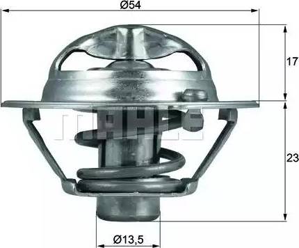 BEHR TX 118 82D - Термостат охлаждающей жидкости / корпус unicars.by