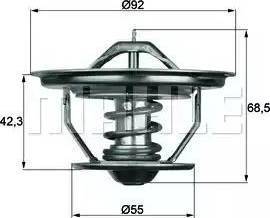 BEHR TX 35 71 - Термостат охлаждающей жидкости / корпус unicars.by