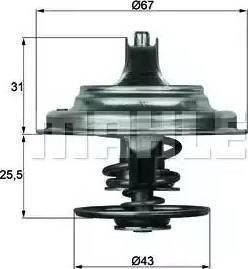 BEHR TX 23 83D - Термостат охлаждающей жидкости / корпус unicars.by