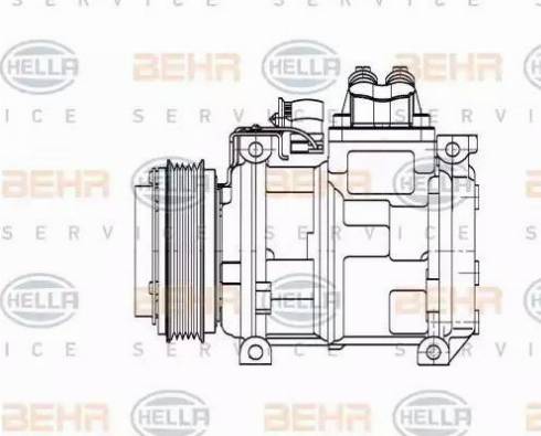 BEHR HELLA Service 8FK 351 110-131 - Компрессор кондиционера unicars.by