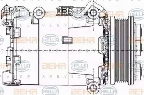 BEHR HELLA Service 8FK 351 334-391 - Компрессор кондиционера unicars.by