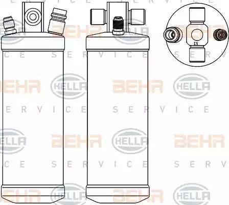 BEHR HELLA Service 8FT 351 192-791 - Осушитель, кондиционер unicars.by