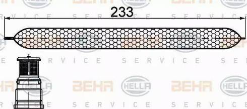 BEHR HELLA Service 8FT 351 200-251 - Осушитель, кондиционер unicars.by